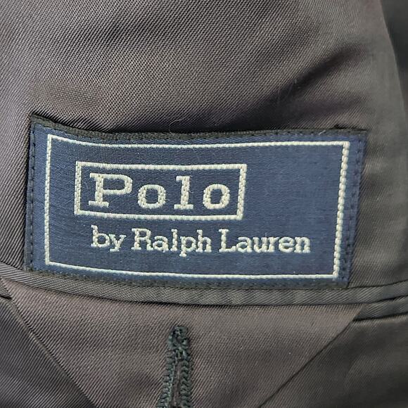 POLO by RALPH LAUREN BLUE 100% CAMEL HAIR SPORT COAT BLAZER JACKET 44” CHEST EUC - Picture 15 of 16